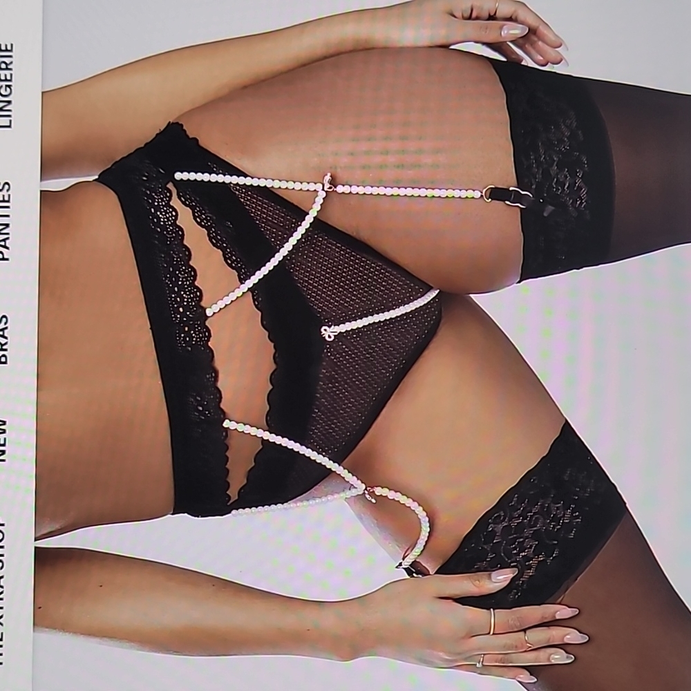 Savage x Fenty STRING OF PEARLS GARTER BELT(XS-XL)